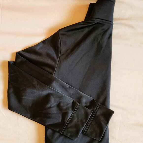 Nike 2 piece tracksuit Black with white logo -Size 7 Large - Picture 9 of 10